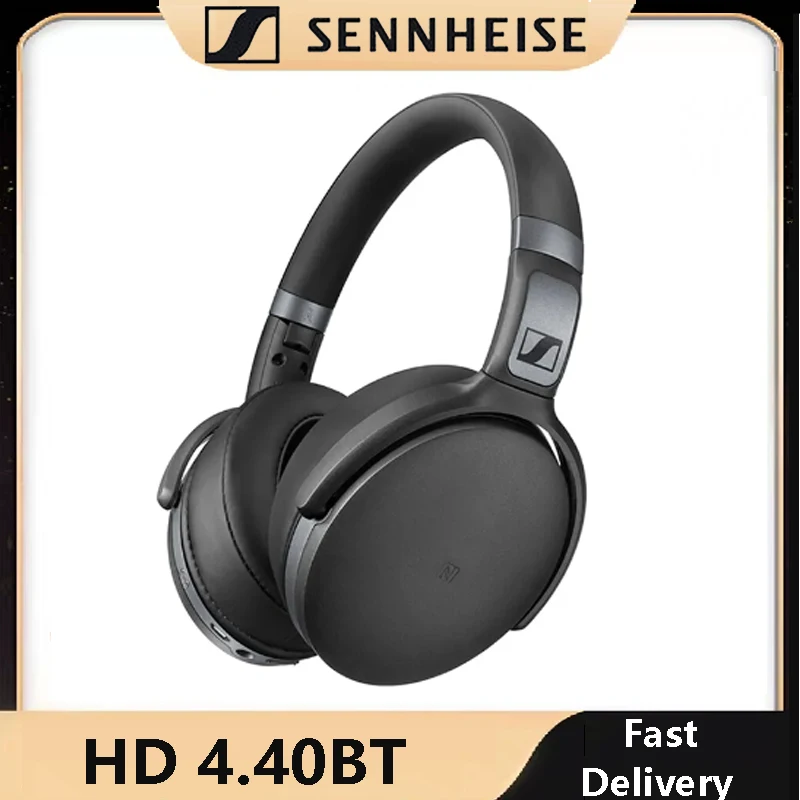 100%Original Sennheiser HD 4.40BT Wireless Bluetooth Headphones Over-ear Headset Noise Cancelling Headphones Foldable with Mic