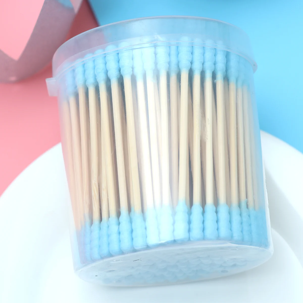 

200 Pcs Makeup Cotton Swabs Baby Care Buds Colored Tool Multifunction Disposable