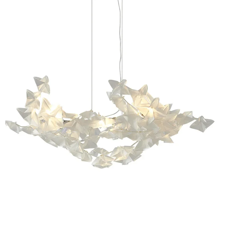 

Italy, creative design, luxury villa led lights, splicing flowers, cafe, chandelier