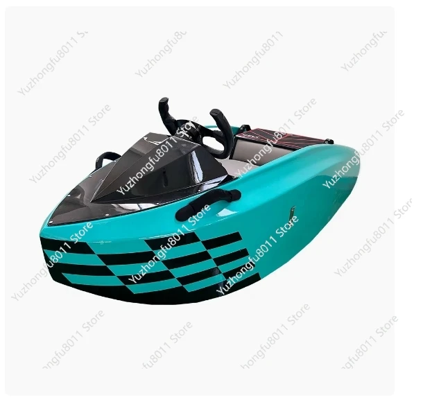 

Mini Jet Electric Boat 15KW Jet Powered Rowing Boat Water-powered Surfing Boat