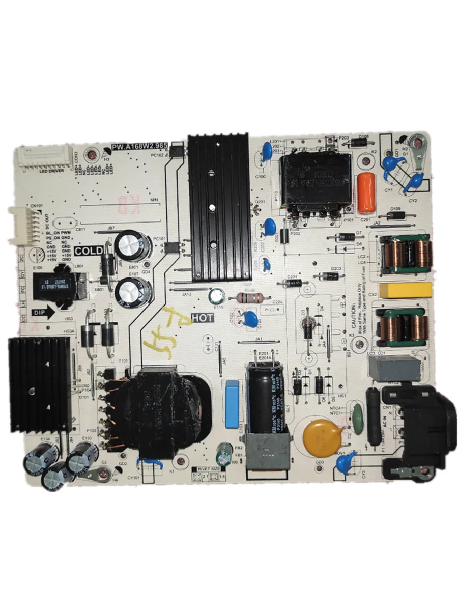 Free shipping!  PW.A168W2.985  LED TV power board with constant current tested well