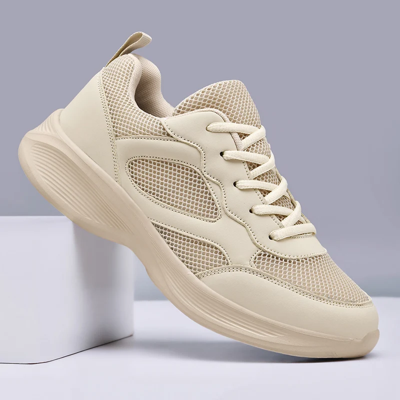 

2026 Running Shoes for Men Summer Hollow-out Mesh Breathable Couple Sneakers Lightweight Soft Sole Women's Casaul Sports Shoes