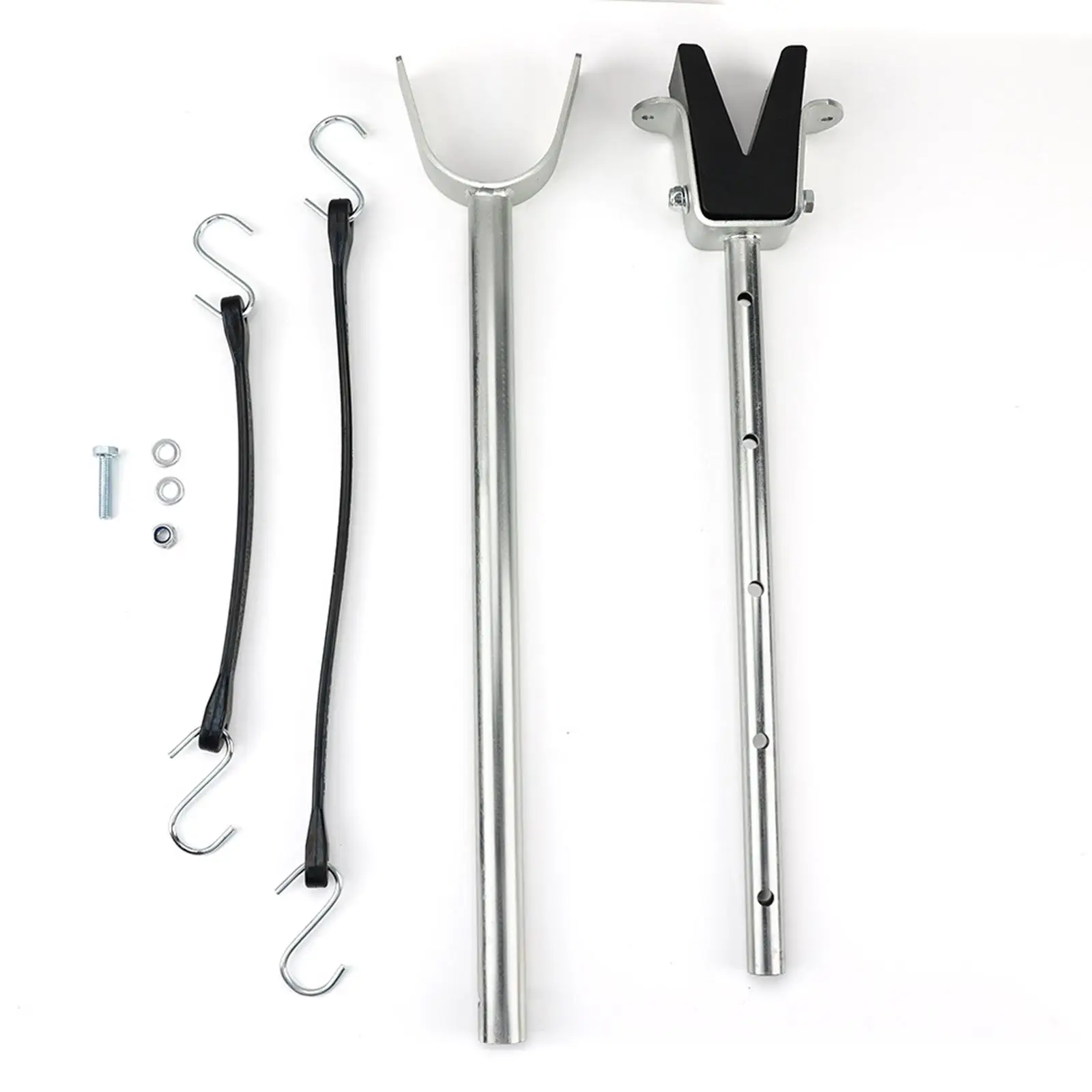 

Transom Saver for Outboard Motor, Boat Outboard Motor Support, Multi Hole Lower Bracket, Roller and Trailer Mounts Adjustable