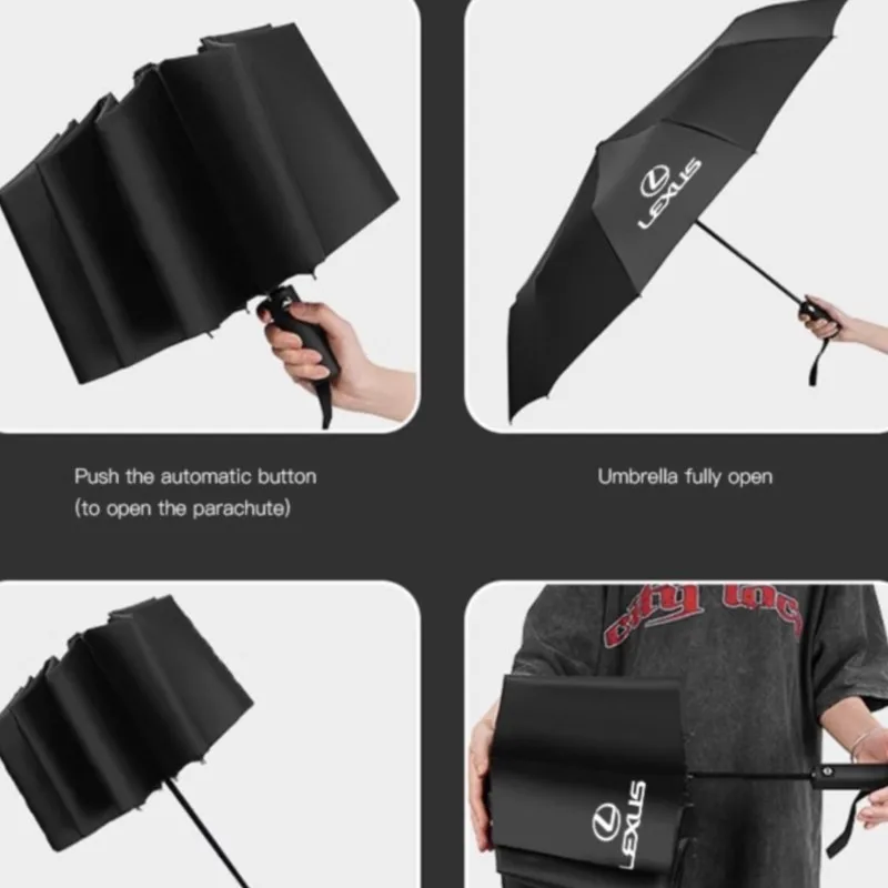 لكزس ES300 RX330 RX300 GS300 IS250 IS200 CT200h IS300 NX مظلات السيارة التلقائي للطي يندبروف ظلة اكسسوارات السيارات