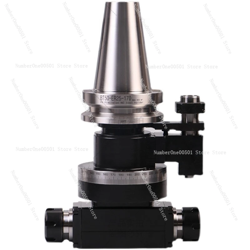 

Двусторонняя угловая головка с ЧПУ, двунаправленный выход, боковая фрезерная насадка для шпинделей BT40 BT50, 90 градусов, прямоугольный