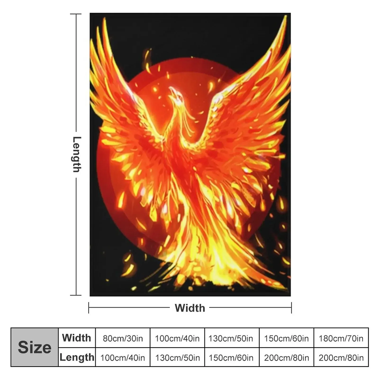 Phoenix Throw Blanket Cute for sofa bed plaid Blankets