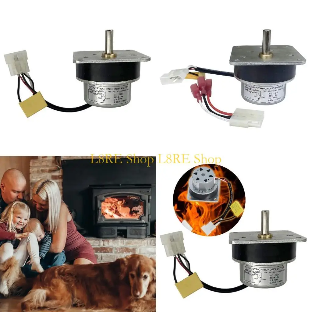 Motor barrena con Control velocidad preciso L8RE para estufa pellets leña PS35 PS50 CAB50