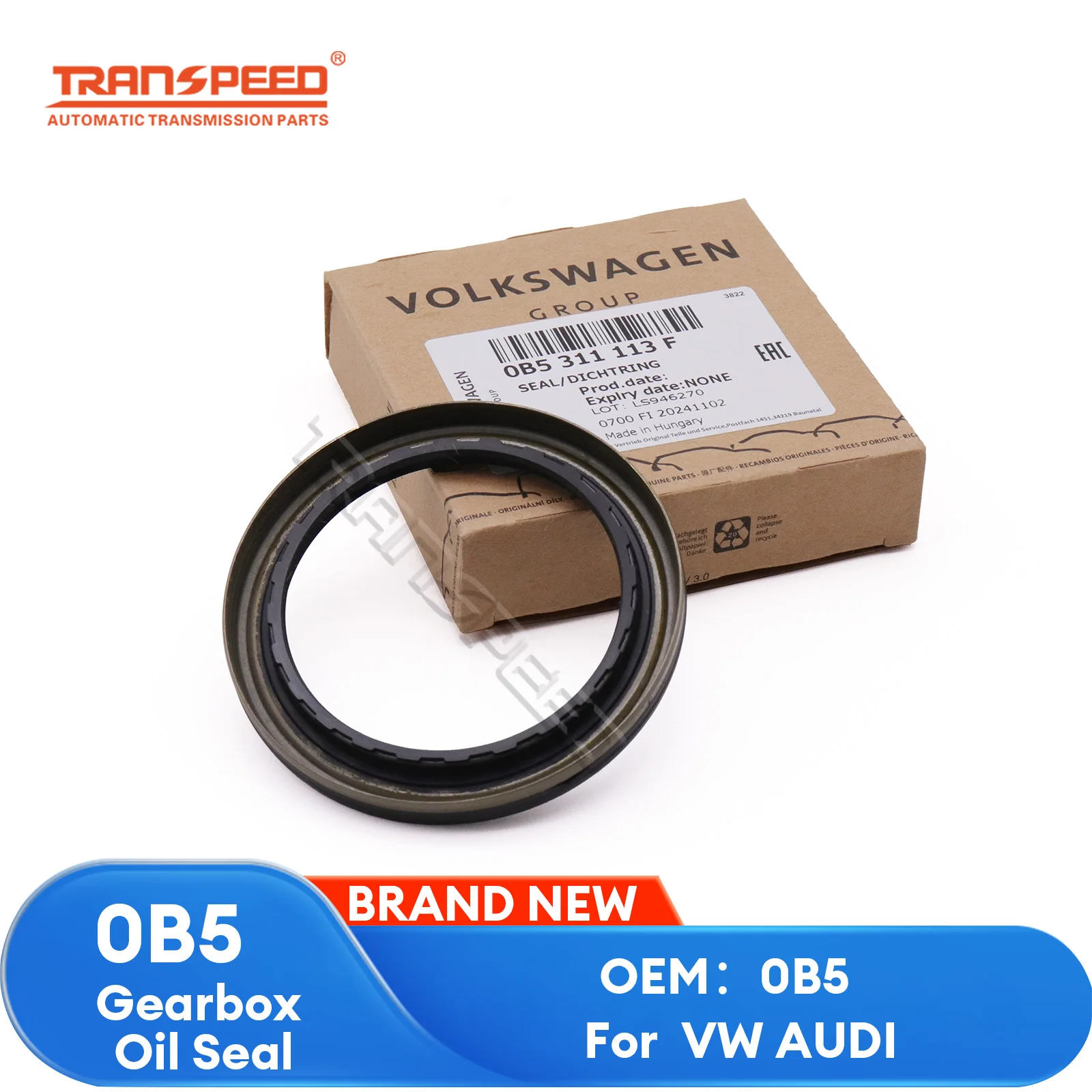 

TRANSPEED 0B5 0B5311113F Transmission parts Front oil seal for Audi A4 A5 Q5 for Audi A4 A5 Q5