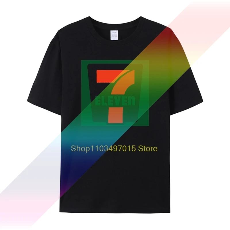 Convenience Store Supermarket Employees Seven Eleven t shirt Fashion Brand T Shirt Men New