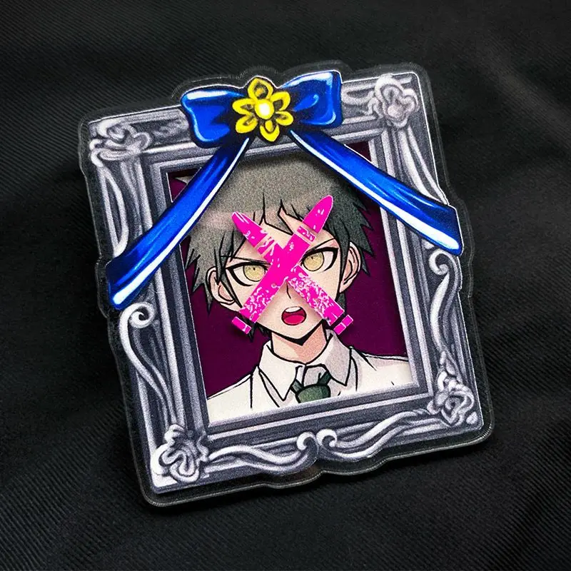 2025 أنيمي 7X7.5 سنتيمتر Danganronpa صورة الاكريليك حامل Nagito Komaeda Kaede Akamatsu Hinata تأثيري هدية