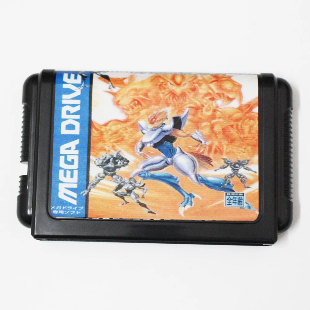 Cartão de jogo Alien Soldier 16bit MD para consoles Sega MegaDrive Genesis de 16 bits