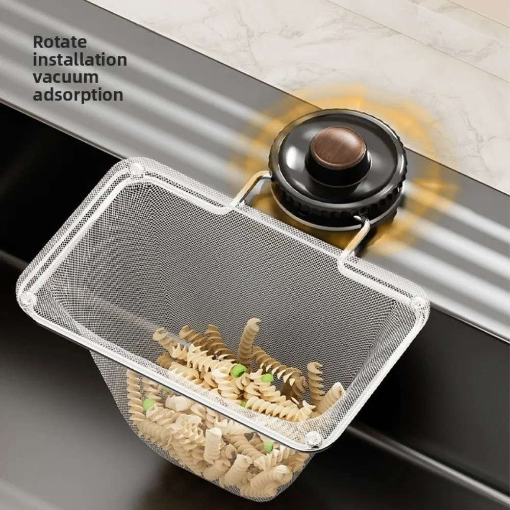 

New Filter Screen Sink Strainer Rack Foldable Suction Cup Type Sink Filter Rack Removable Portable Drain Rack Dishwashing Basin