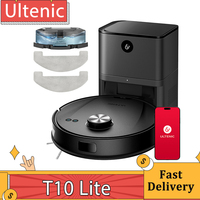 Ultenic T10 Lite Robot Vacuum Cleaner with LiDAR Navigation, 4500Pa Suction, Self-empty, Matrix Clean, 2L Dustbin, APP Control