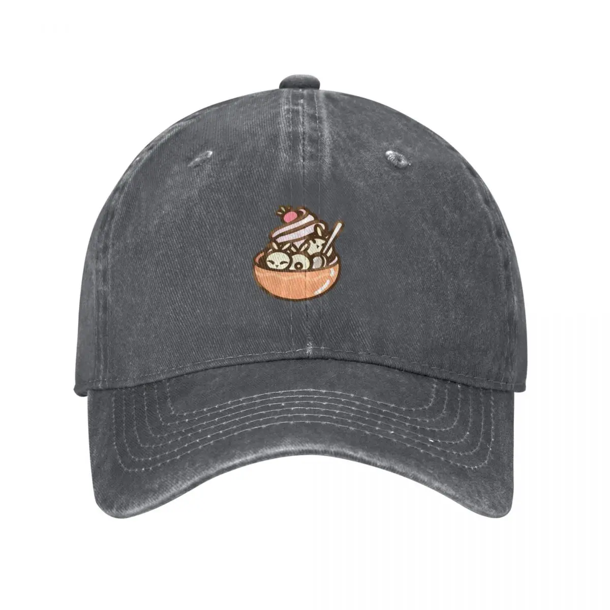 Bunny Sundae Baseball Cap Hat Beach tea Hat Hats For Women Men's