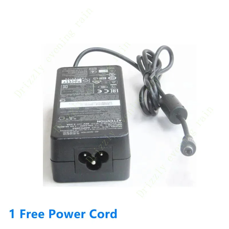 Original adpc2065 65W 20V 3.25a AC adapter for AOC Philips 278e1 272m7c 279x6q 276e8v 278m6f 65W monitor power supply charger