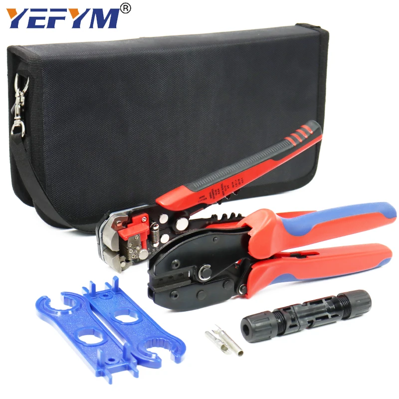 MC2.5/4/6 Crimping pliers for 2.5/4/6mm2 14-10AWG LY-2546B for solar male female kit YE-1R wire stripping cutting tools