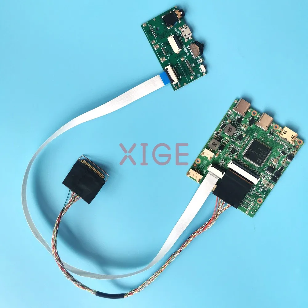 

For LP116WH1-TLA1 LP116WH2-TLC1 Laptop Matrix 1366x768 11.6" TYPE-C Mini-HDMI USB-C LVDS 40 Pin Controller Driver Board DIY Kit