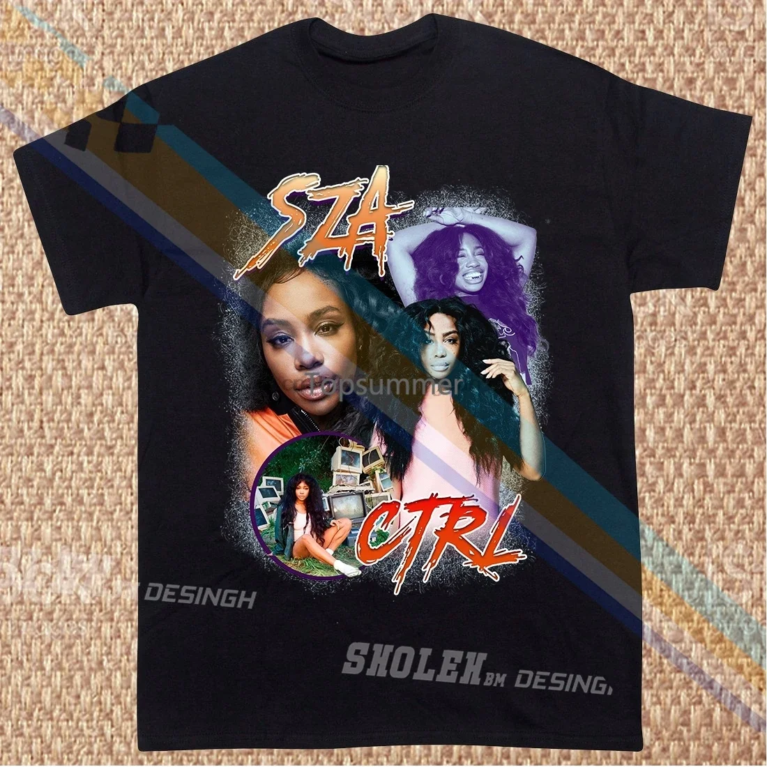 

Inspired Sza Ctrl R&B T Shirt Hip Hop Rap Limited Tour Merch New