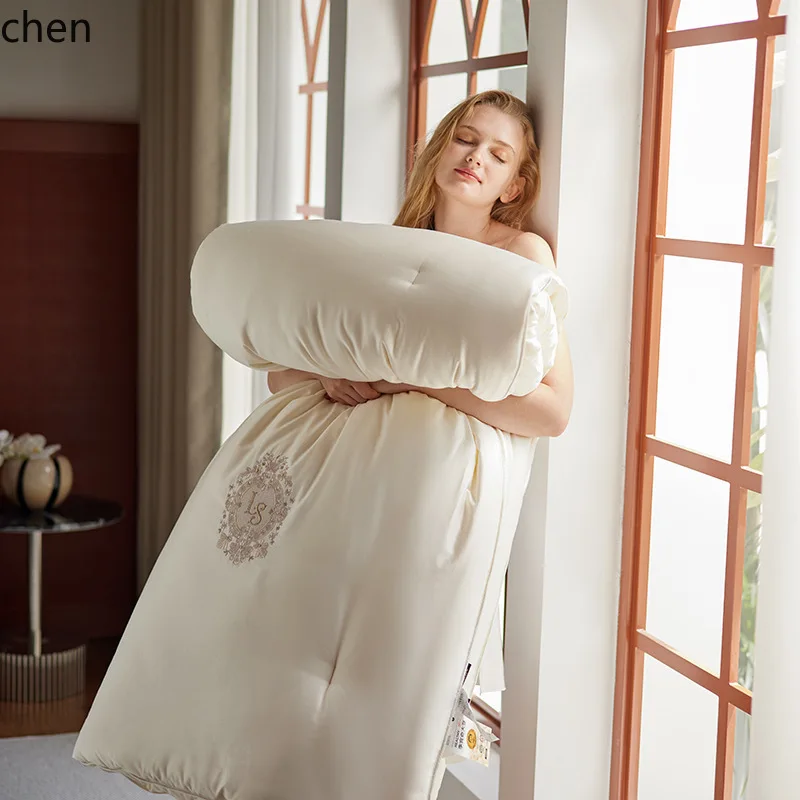 HXL luxury long-staple cotton soybean quilt winter quilt core thickened guarantee