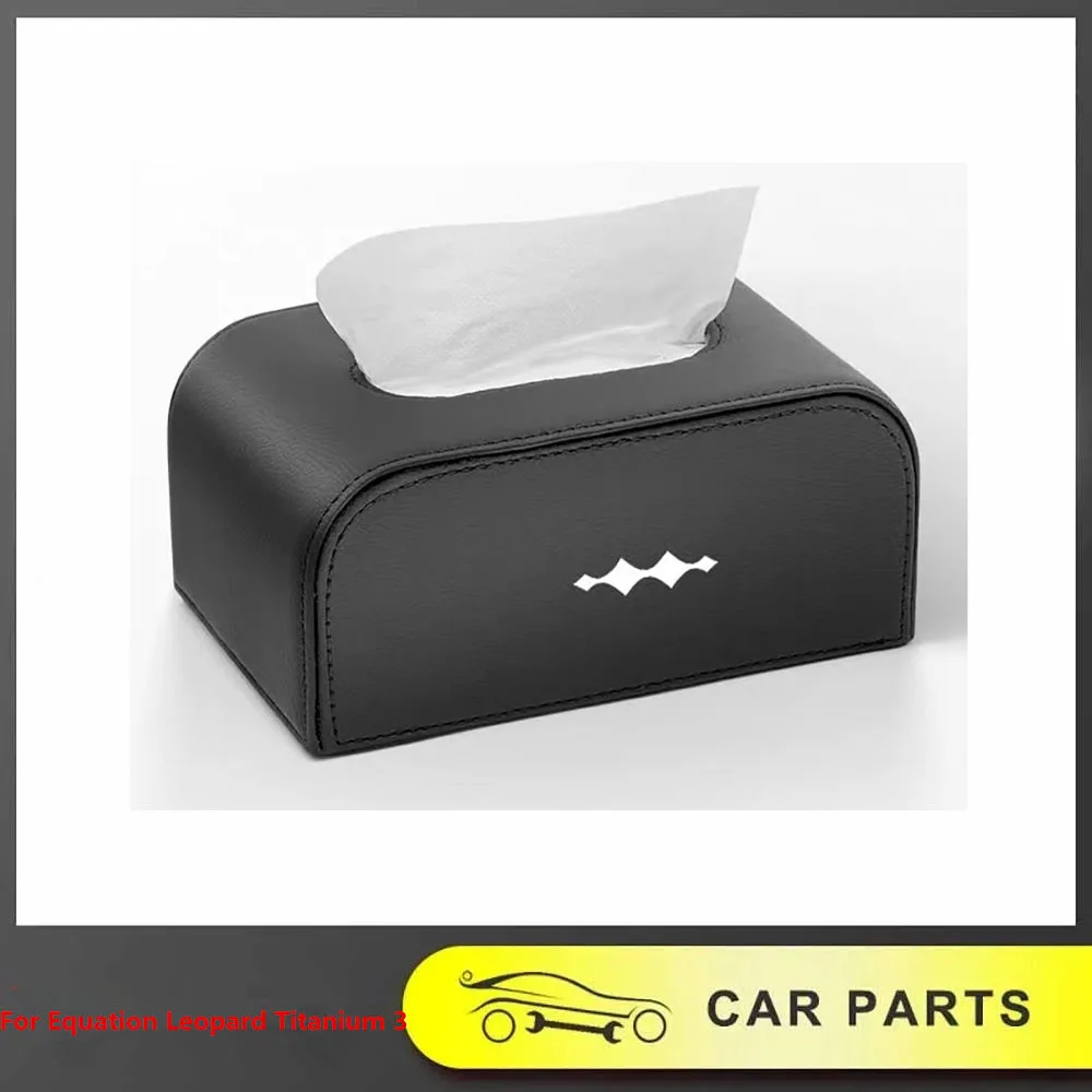 

Fit For Equation Leopard Titanium 3 Seat Back Armrest Box Car Tissue Box