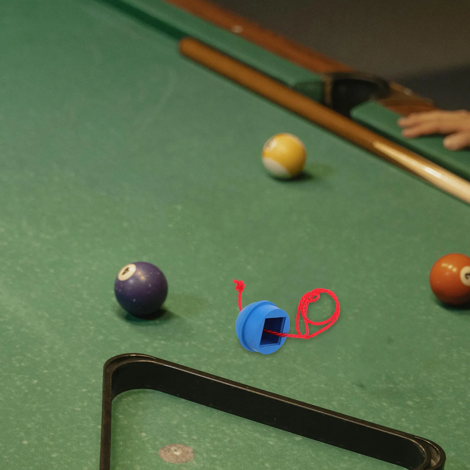 

Chalk Holder for Pool Cues Rugged Rubber Sleeve Design Ensures No Slip Portable Billiard Accessory Ideal for Frequent Players