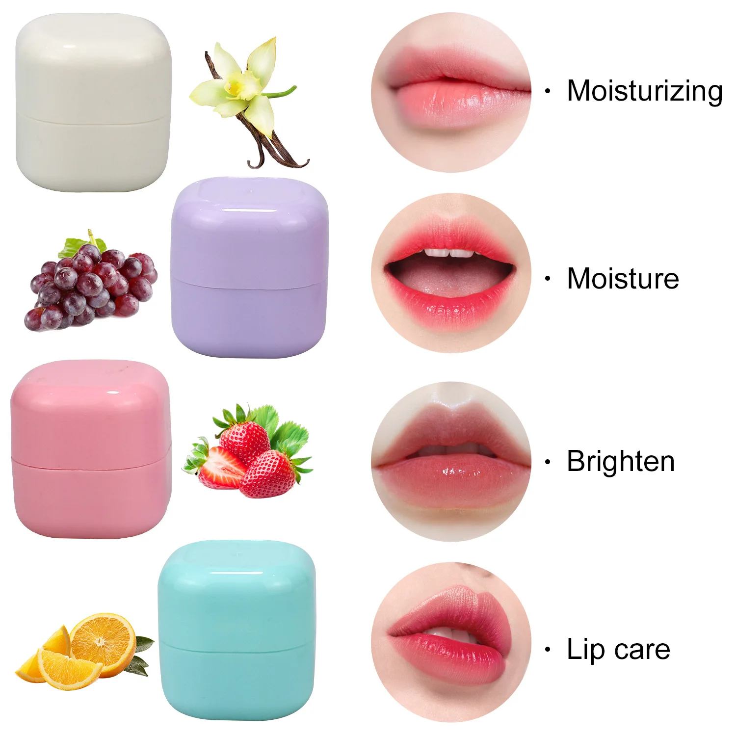 Drop Shipping And Private LabelNew Lip Balm Square Ball Spot Neutral No LOGO Lip Gloss Lipstick