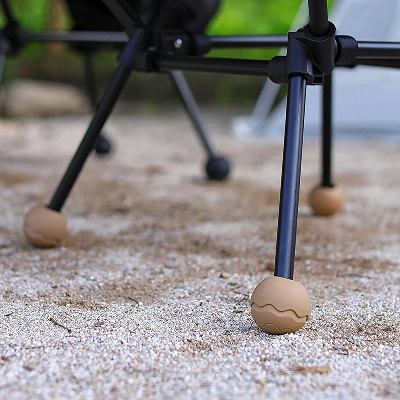 Outdoor Chair Anti Sinking Ball Folding Chair Accessories Camping Equipment Moon Chair Foot Protectors Universal Base