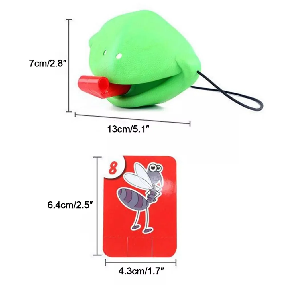 Jeu de langue de grenouille drôle, jeu de bureau, jouet de soufflage de bouche de grenouille, interaction parent-enfant, jeu de fête multijoueur