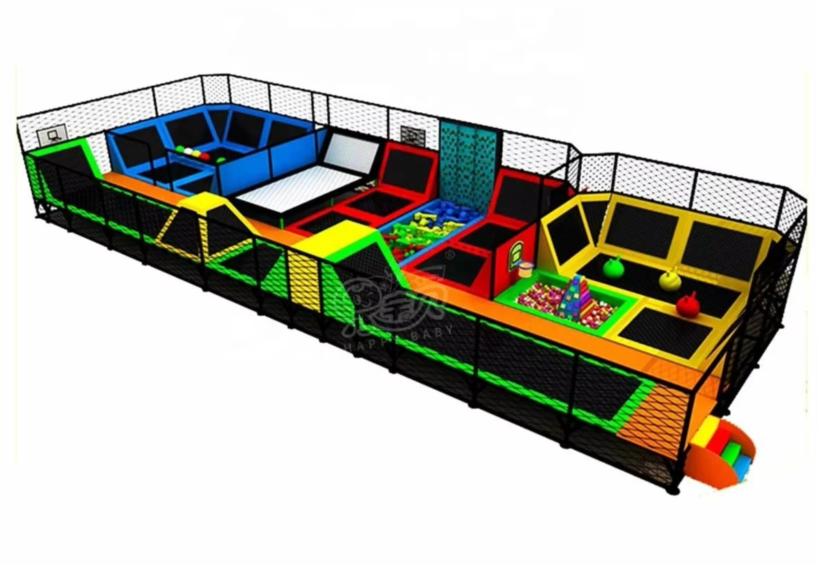 

Батут Фабрика Коммерческий торговый центр Дети Взрослые Крытая игровая площадка Прыжок Батут Парки