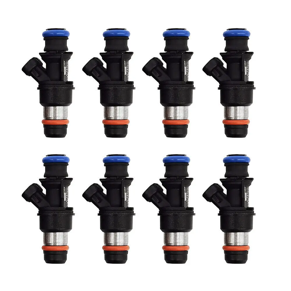 

8 NEW OE 25348180 42lb Fuel Injectors for Chevy GMC Marine 8.1L Truck 440cc