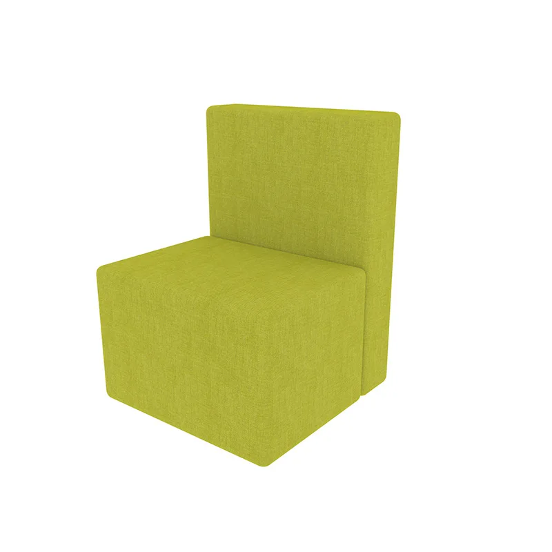 

Hotel bank lobby, corridor against the wall, creative special-shaped sofa combination stool