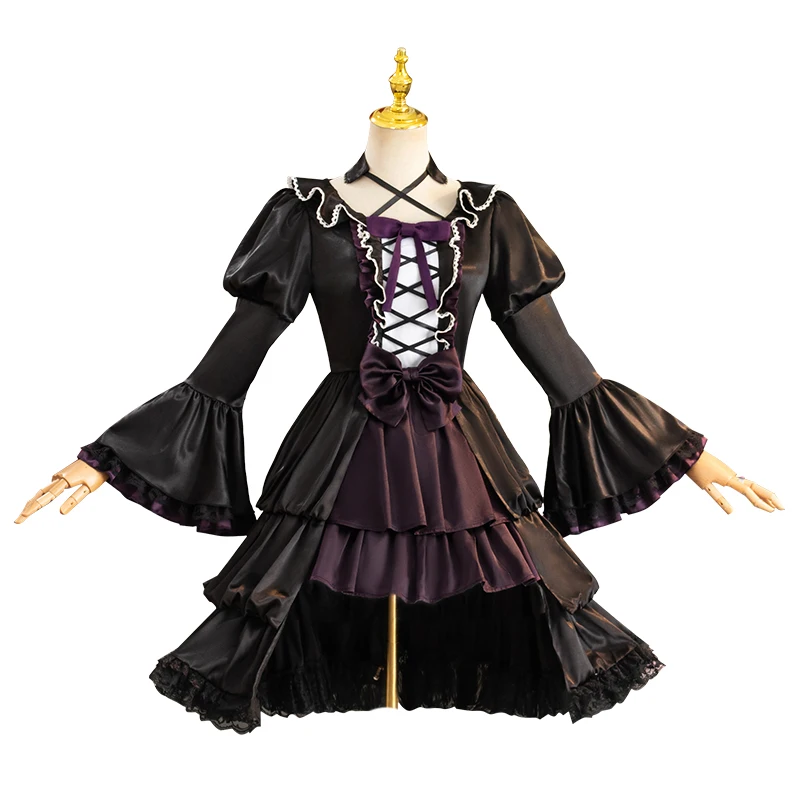 Akemi Homura Cosplay Costume Puella Magi Madoka Magica Suit New Skin Outfit Lolita Dress Sexy Uniform Halloween Women Party view 5