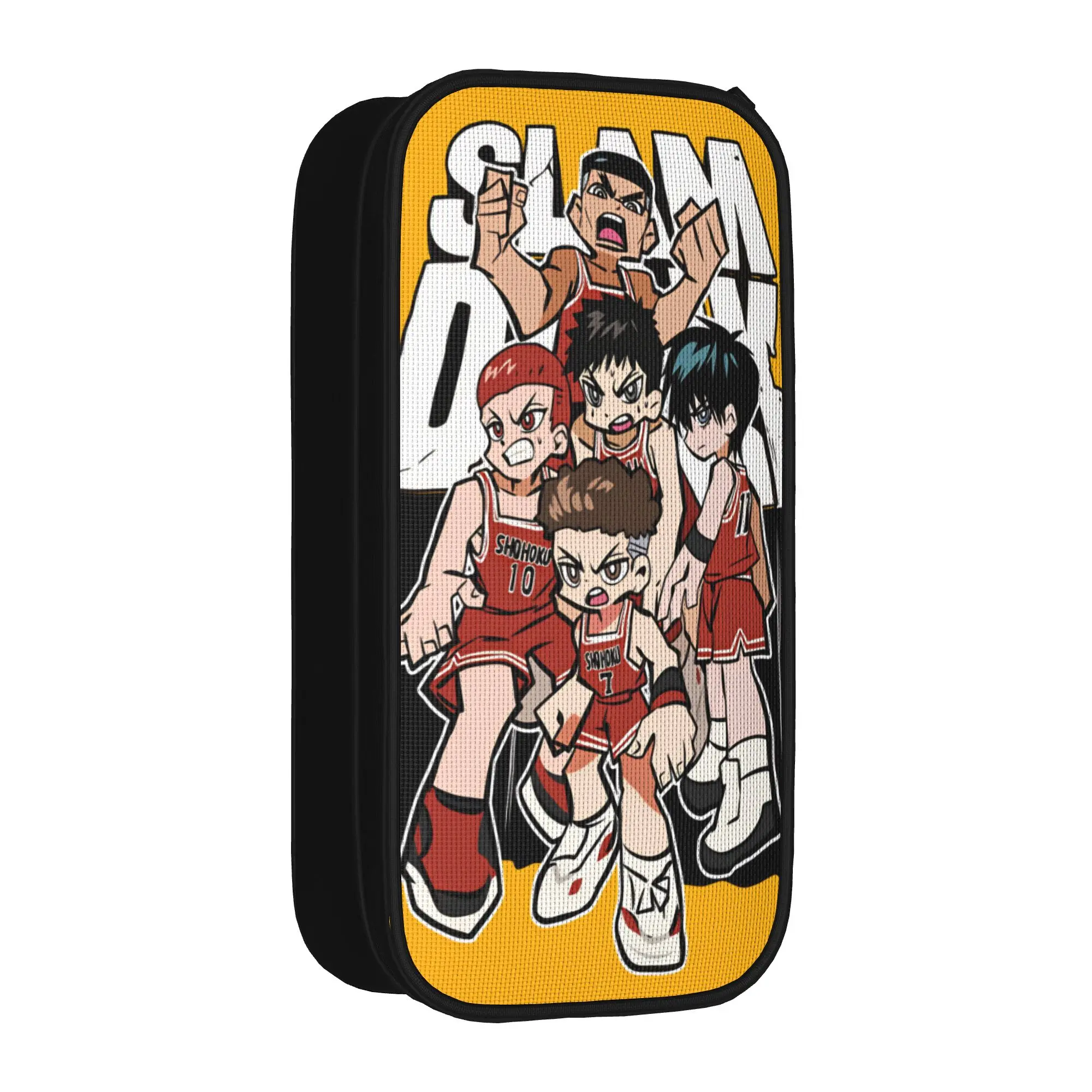 Slam Dunks Pencil Case  Girls Boys Kawaii Pencil Pouch Printed School Pencil Cases Stationery Organizer Birthday Gift