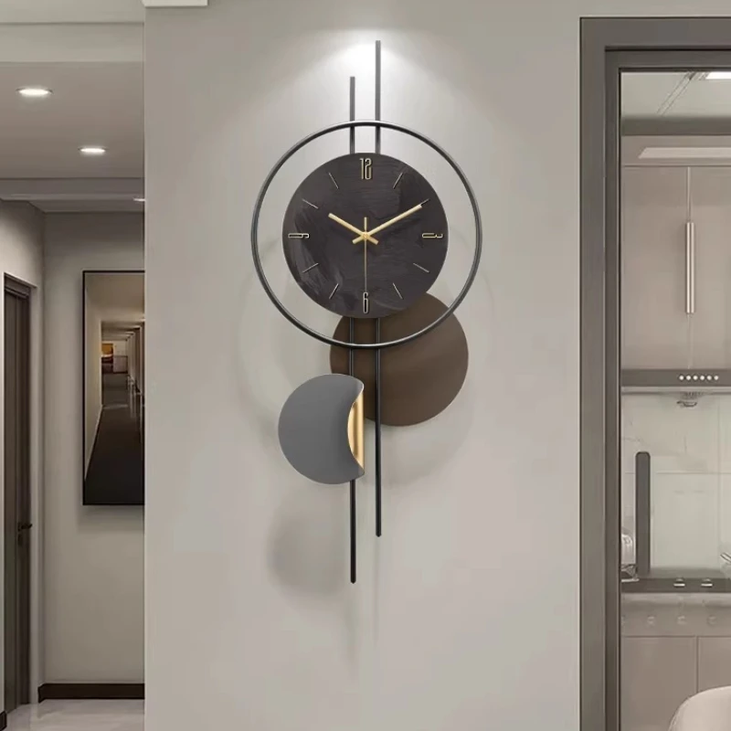 Living Room LED Wall Clock Modern Luxury Mute Number Clocks Interior Stylish Elegant Clock Nordic Large Wall Watch Room Decor