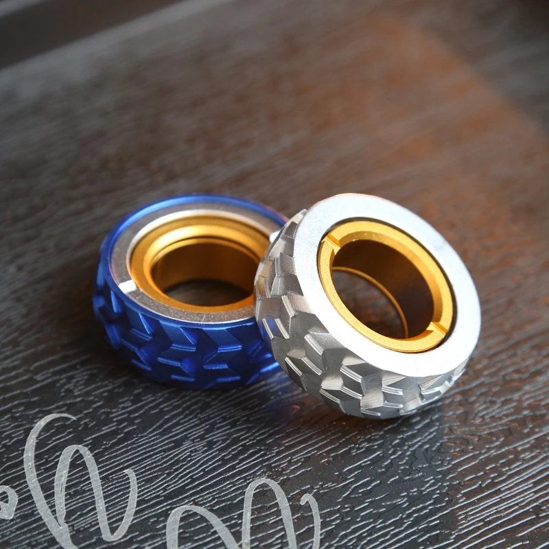 Anel mecânico de catraca edc, sliders, brinquedos de alívio do estresse para adultos, metal magnético para adultos e crianças, presente