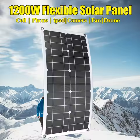 High-Capacity 1200W 12V Flexible Solar Panel Kit with Professional 100A MPPT Charge Controller for Reliable Off-Grid Power
