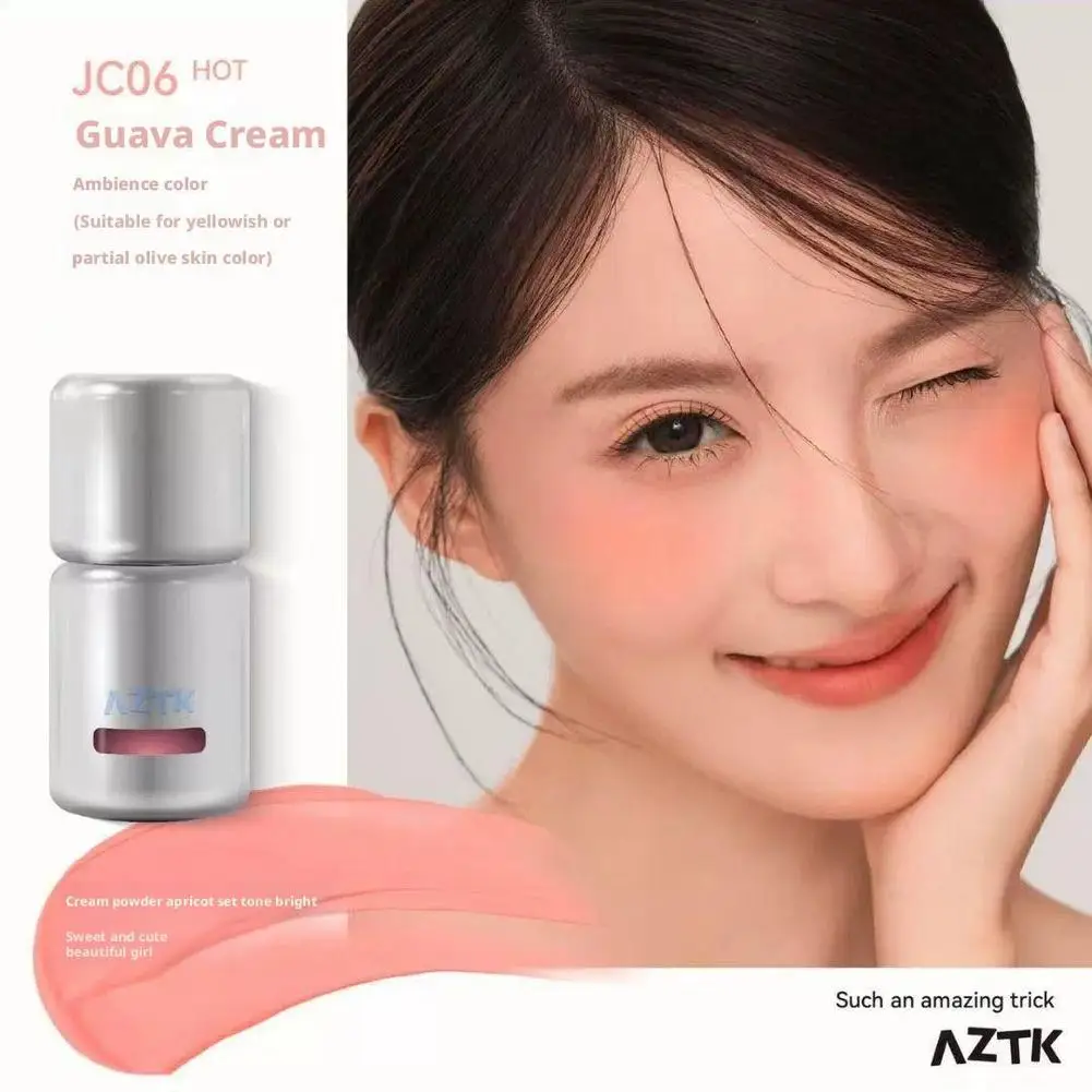 Fard à joues liquide 7 couleurs, imperméable, résistant à la sueur, liquide éclaircissant, maquillage pour joues, couleur chair, contour, Rouge, visage Po A5R1