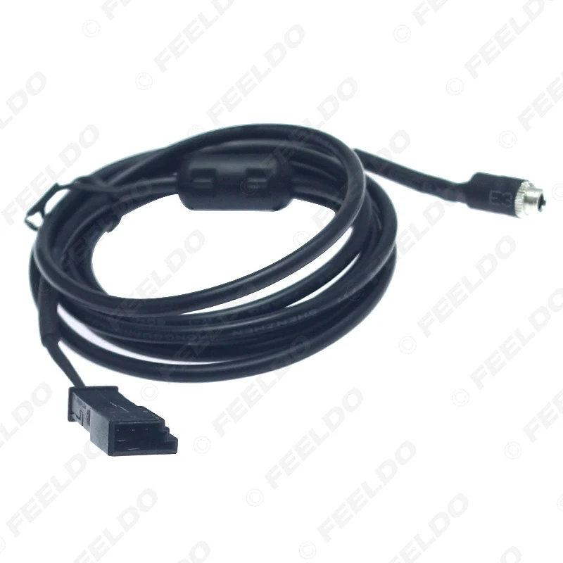 3.5mm Female Connector To 3-Pin AUX Connector Wiring Harness For BMW E39/E46/E53 With Navigation System(SA 602/609)