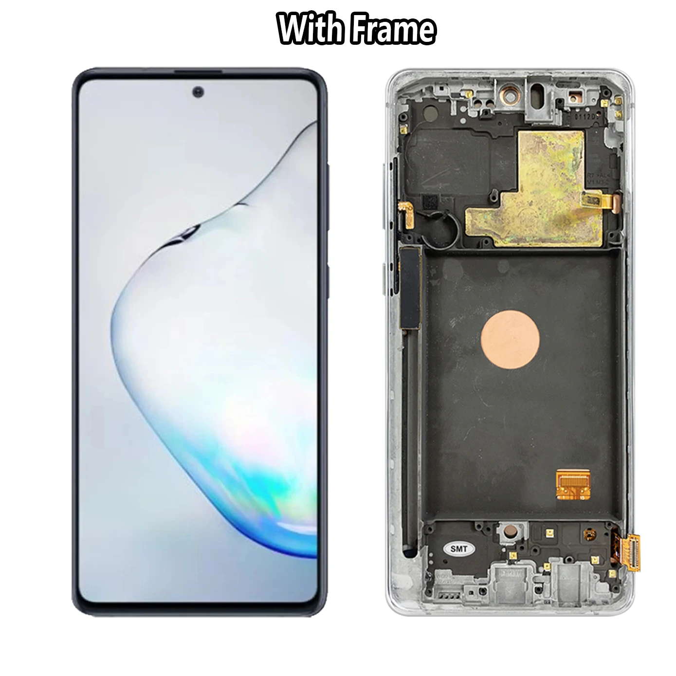 6.7\'\'  Super AMOLED LCD for Samsung Galaxy Note 10 Lite N770 N770F Lcd Display With Frame Touch Screen Digitizer Assembly