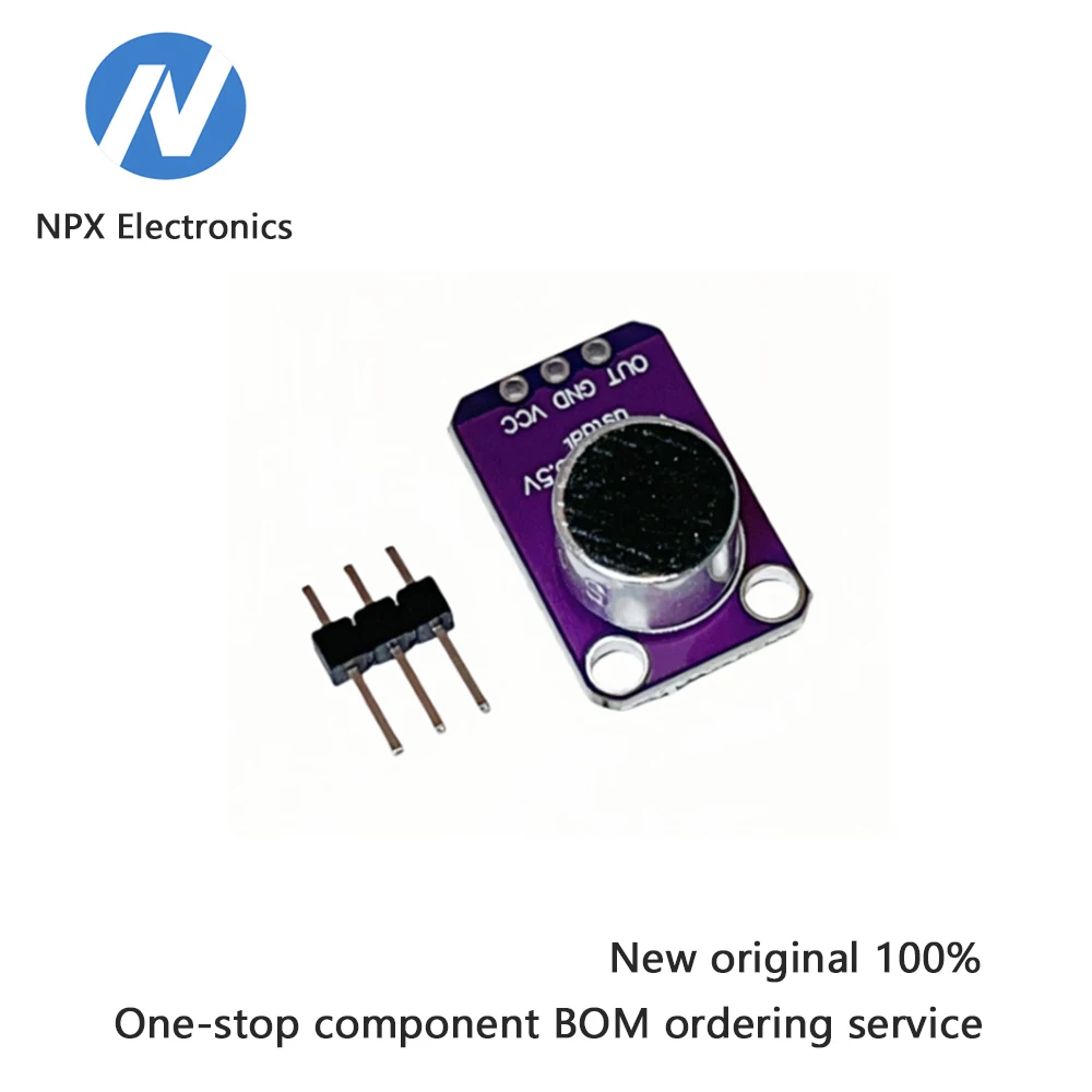 

MAX4466 Sound Sensor Module - Microphone Pre-Amplifier 10pcs