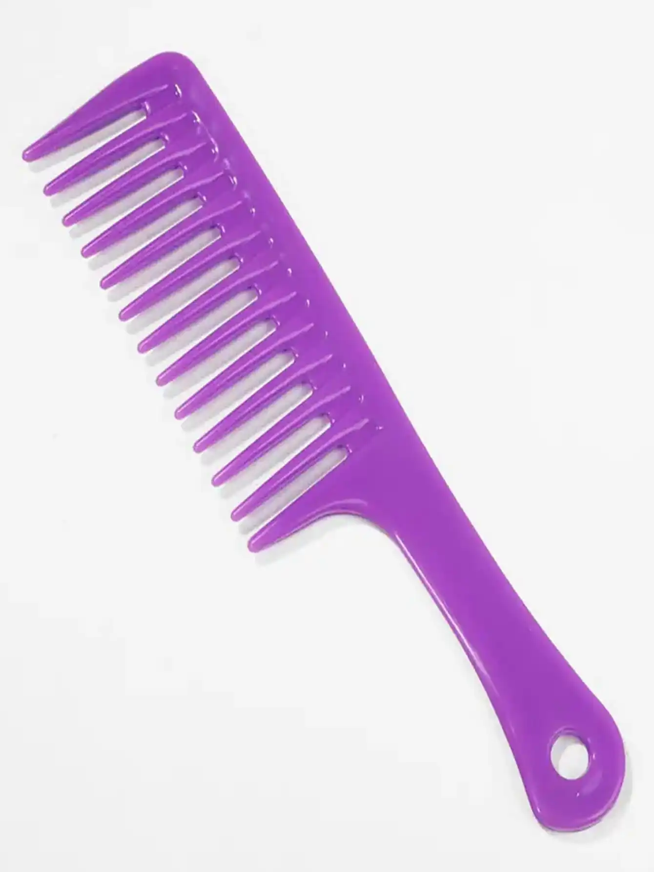 1PC Large Wide Tooth Comb for Curly Long Hair Easy to Use with Hanging Hole Personal Hairdressing Tool