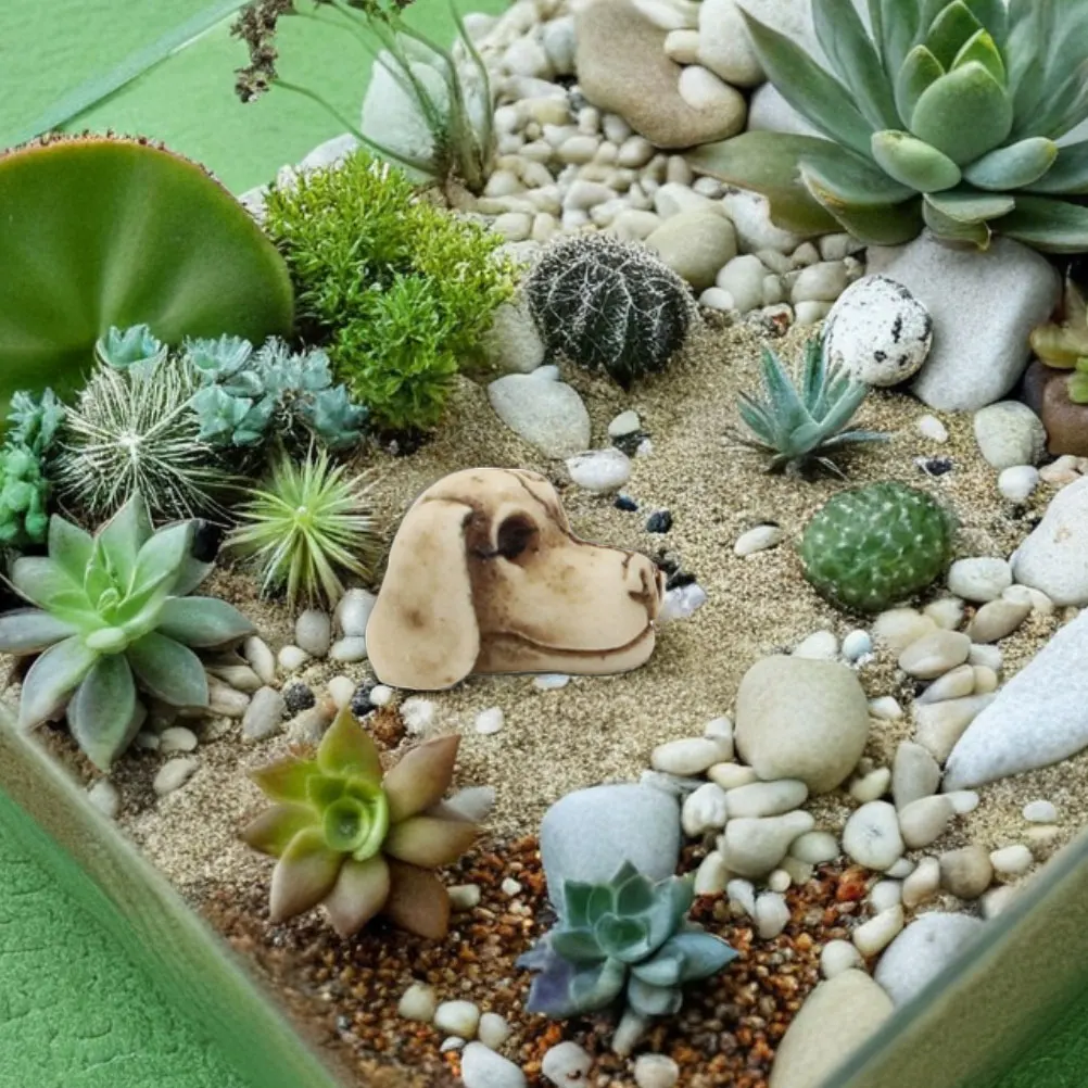 

20 Pcs Skull Ornament Dog Decorations Lawn Mini Figures Ornaments Garden Dragon Statue Puppy Pet Room Miniature