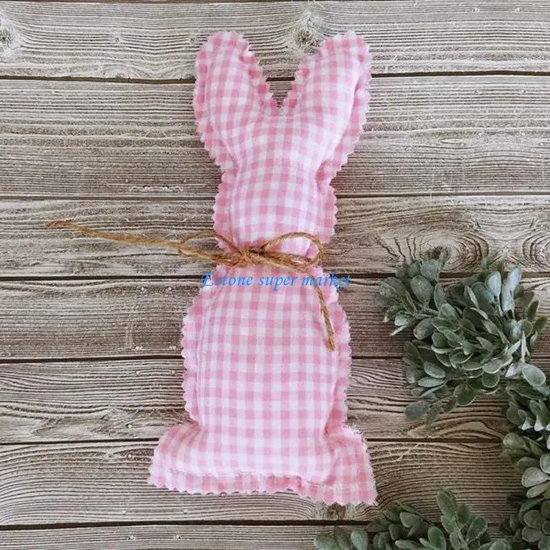 

090B Hanging Rabbit Easter Plush Crafts Present Holiday Supplies Interesting Gift