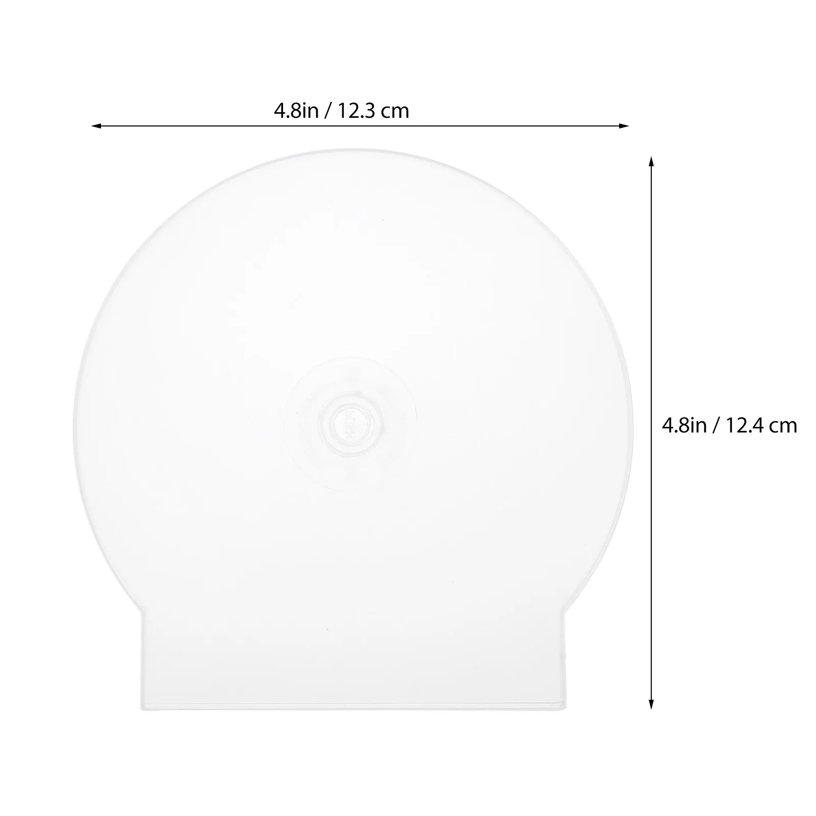 40Pcs Clam Shell Cd Case Clear Plastic Thickened Disc Protector Holder Compact Storage Cd Case Dvd Cases Dvd Holder