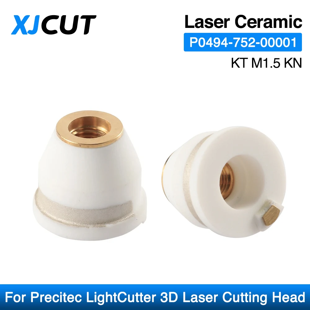 

XJCUT 3D Laser Ceramic P0494-752-00001 KT M1.5ins KN For Precitec LightCutter 3D Laser Head D17 H14 M6