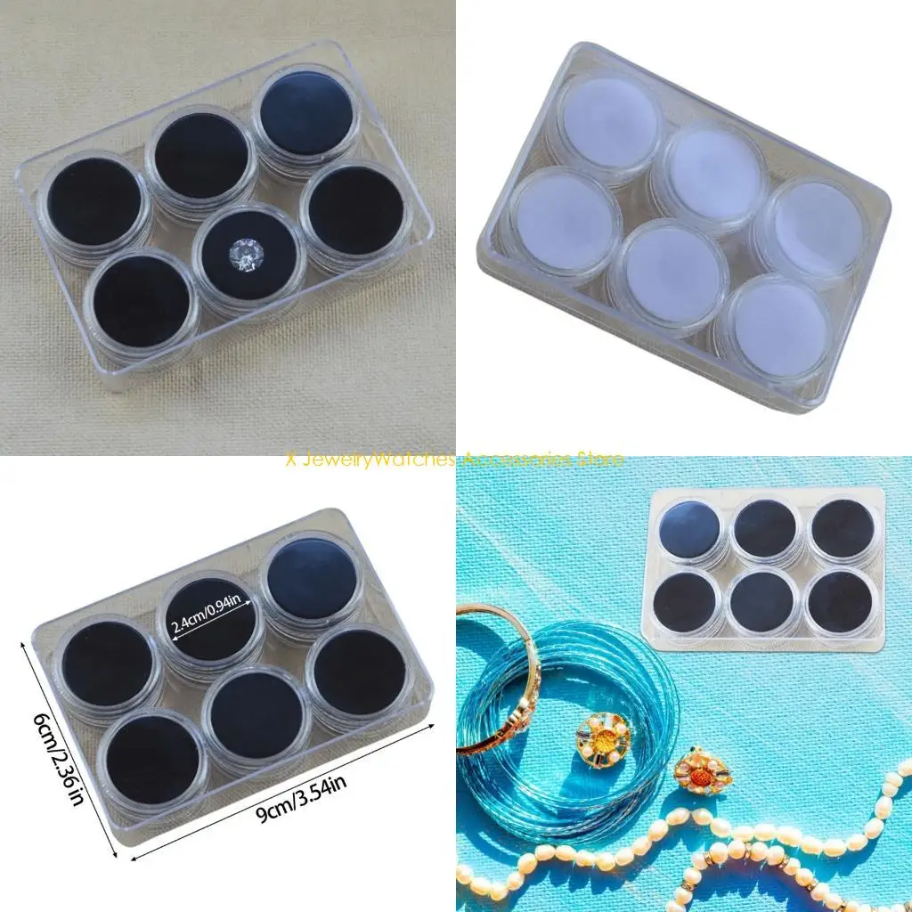 

31 кд набор из 6 прозрачных драгоценных камней.