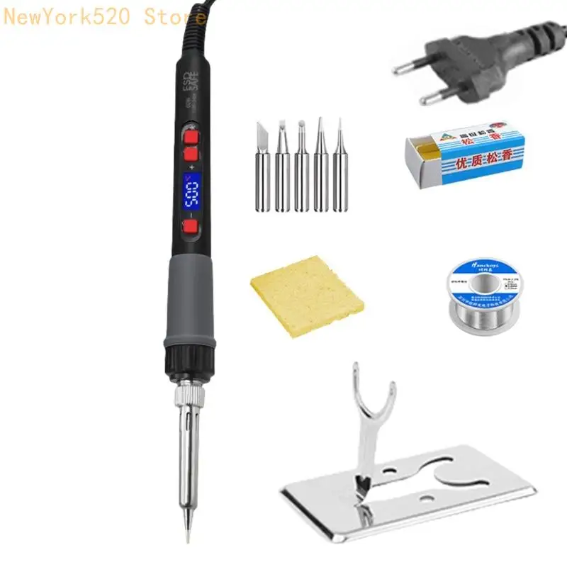 N84C Portable 60W Solder Pena dengan 180-500 ℃ Alat Perbaikan yang Dapat Disesuaikan