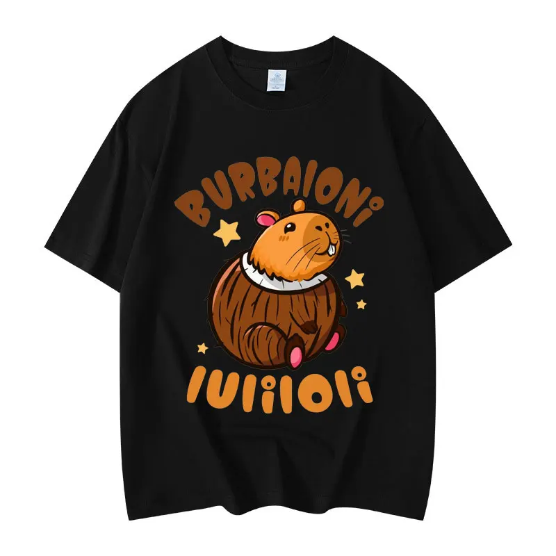 

Italian Brainrot Funny Meme T-shirt Men's Women Clothing High Street Fashion Trend T-shirts Summer Casual Short Sleeve T Shirts