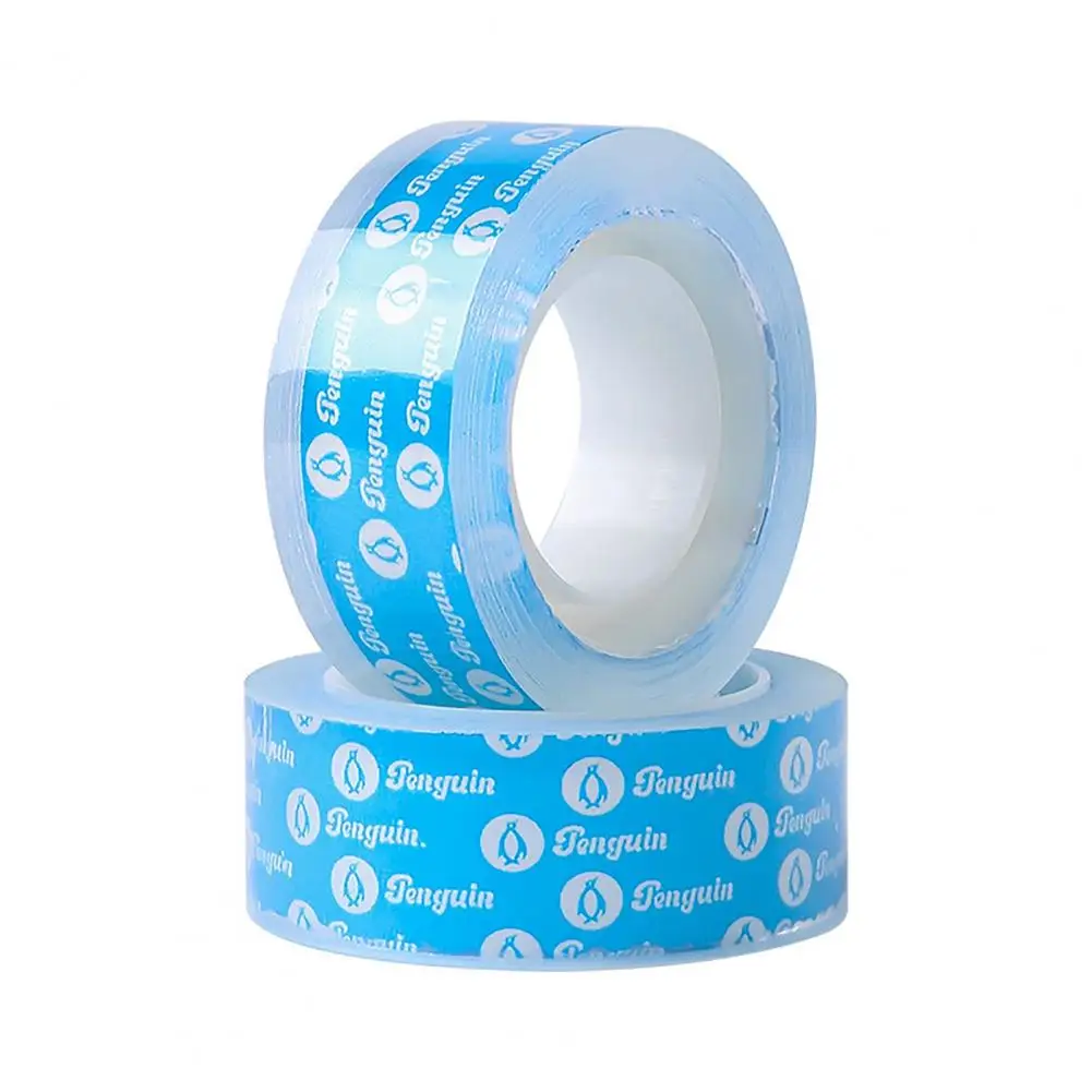 Transparent Tape Easy Tear Refills for School Office High Adhesive Tape Rolls for Wrapping Dispenser