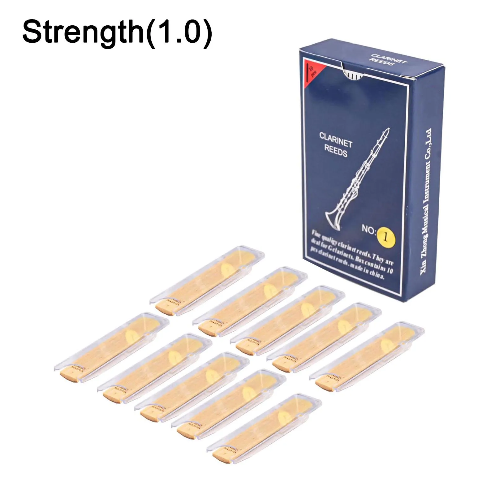 Clarinet Reeds Strength Bb Clarinet Reeds Premium Materials Easy Storage High-strength Ideal For Professionals